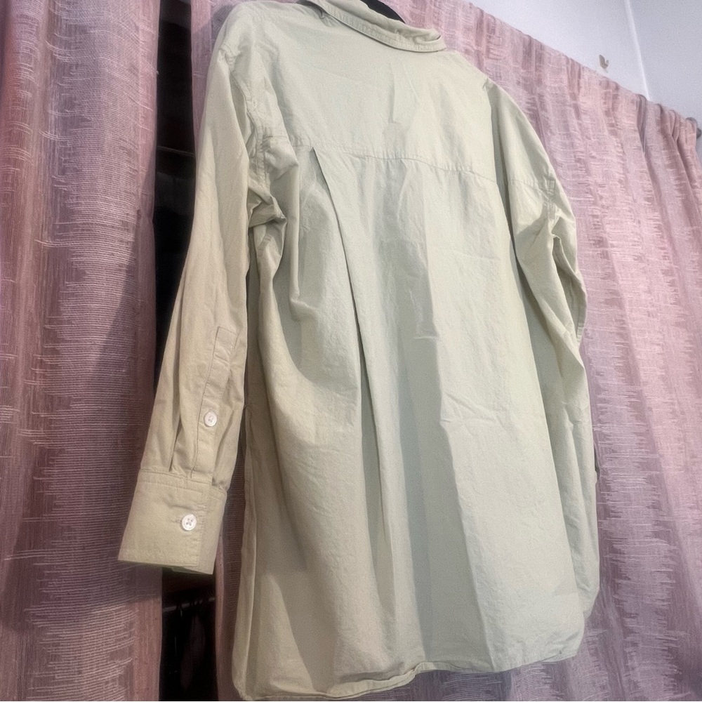 Madewell Oversized Patch-Pocket Button Down Top, … - image 10